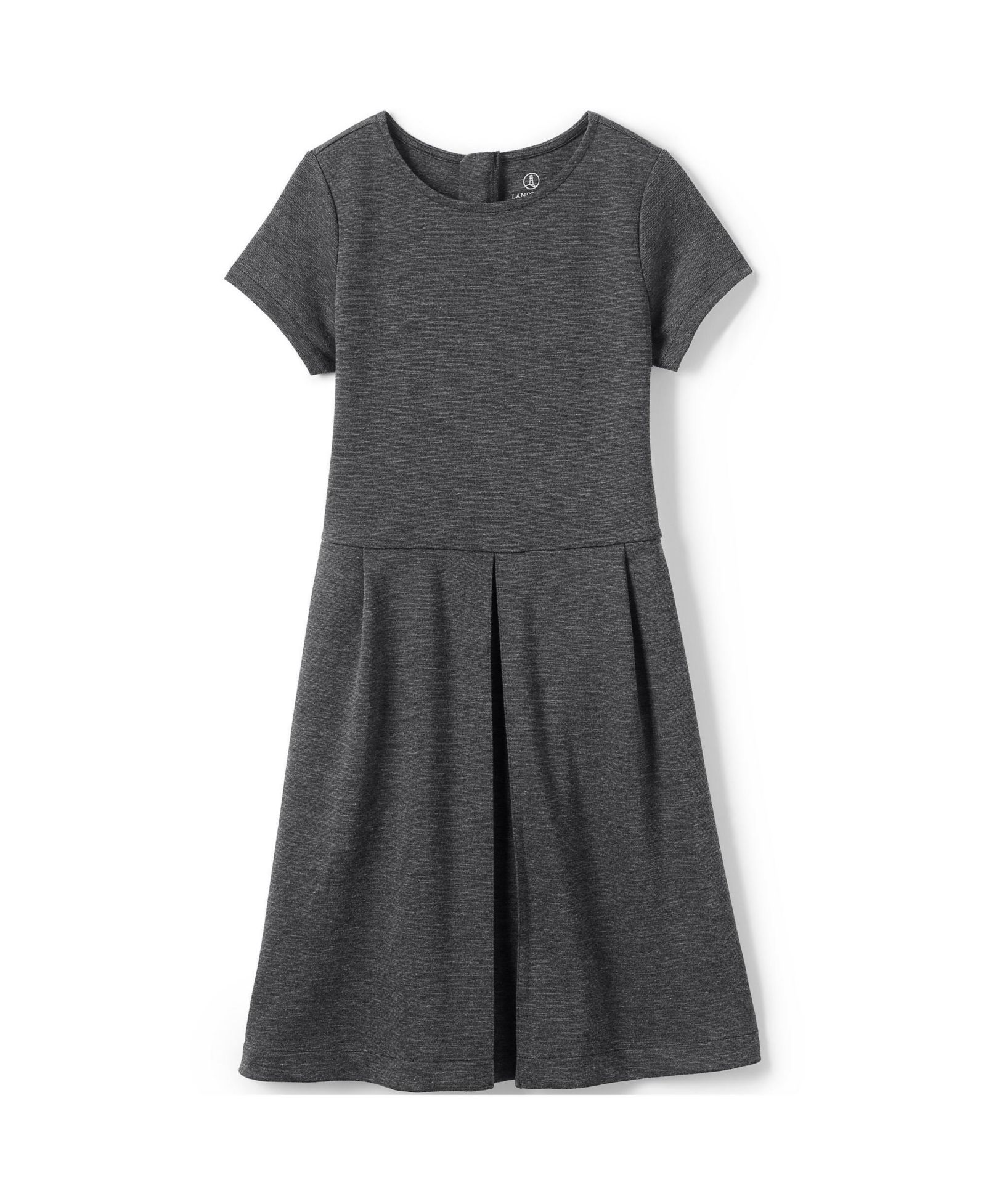 Платье Lands' End School Uniform для девочек, короткий рукав, до колена