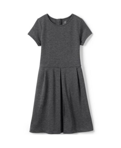 Платье Lands' End School Uniform для девочек, короткий рукав, до колена