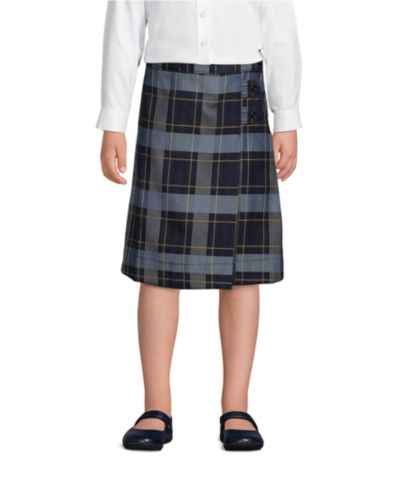 Classic navy plaid