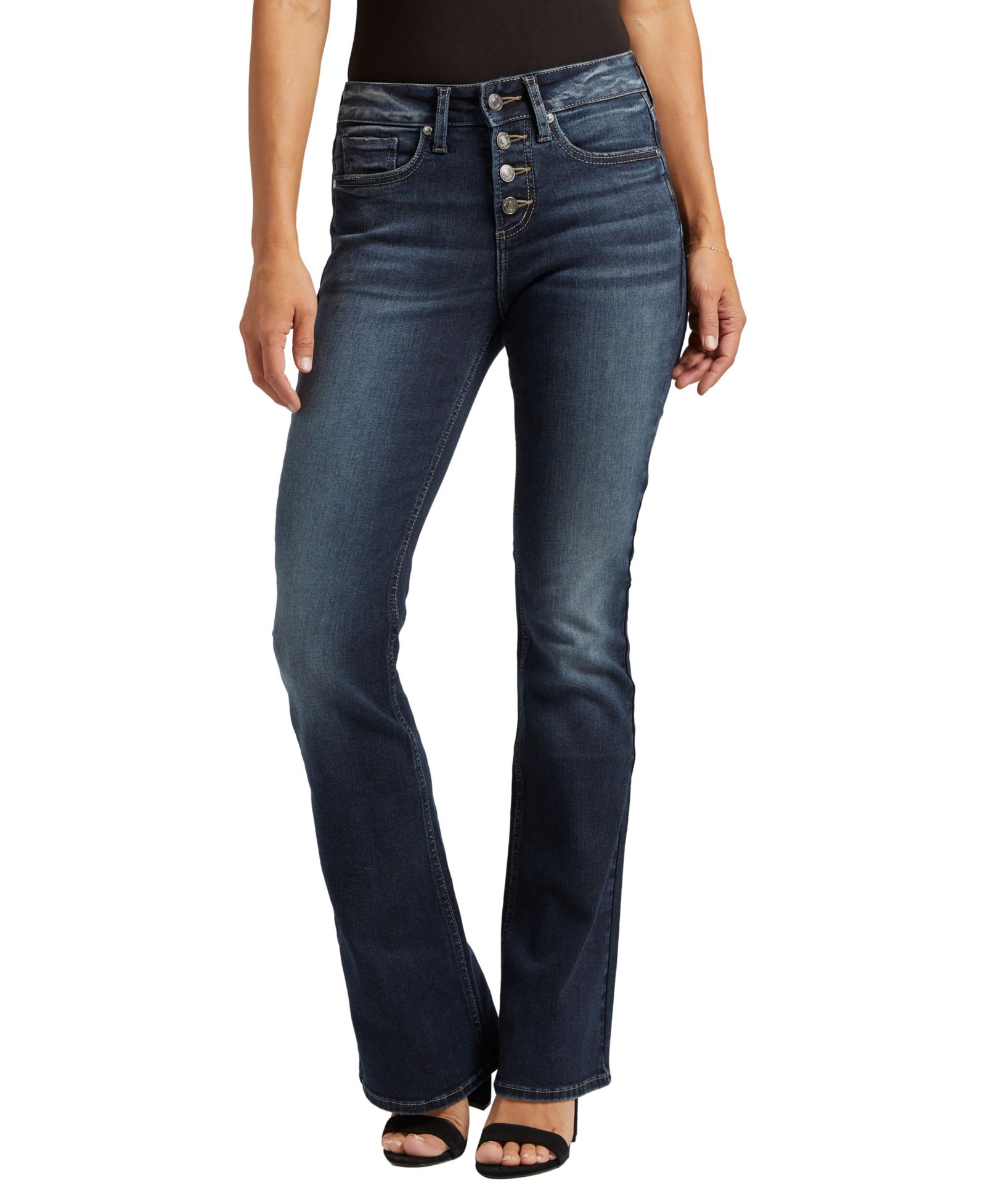 Женские джинсы Silver Jeans Co. Suki Mid Rise Bootcut