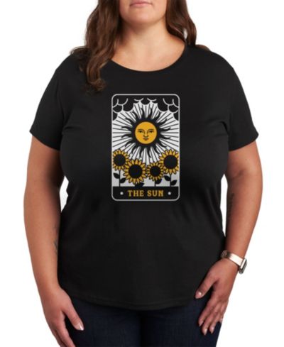 Hybrid Apparel Футболка Plus Size с принтом карты Таро The Sun