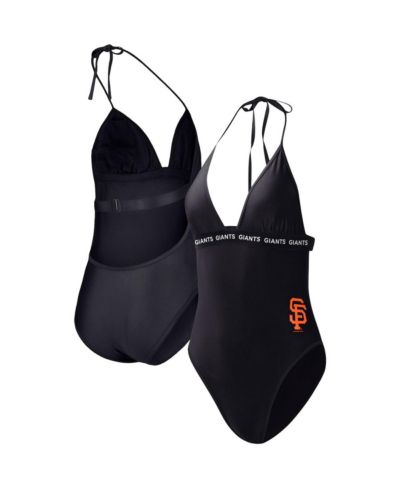Женский слитный купальник G-III 4Her by Carl Banks Black San Francisco Giants Full Count