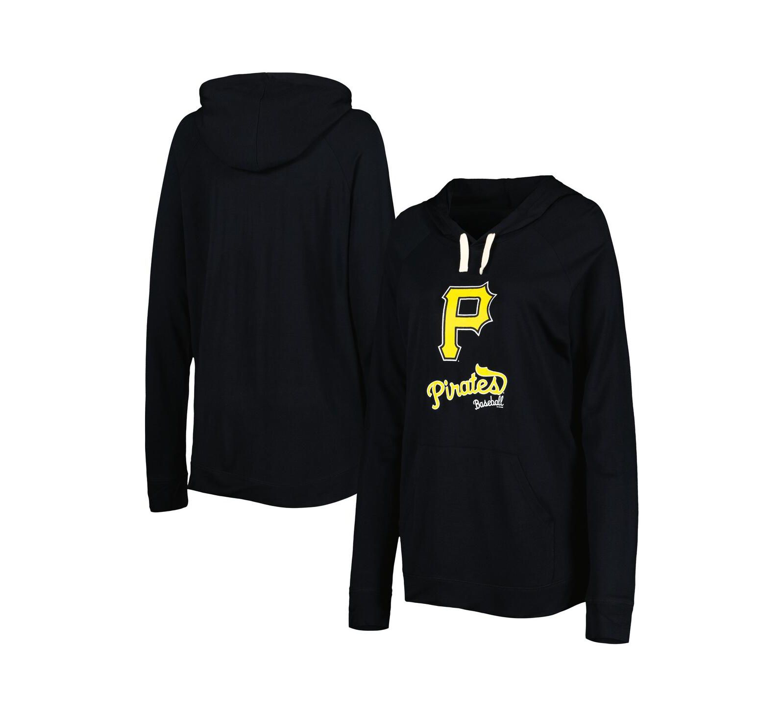 Женское худи raglan pullover Touch Black Pittsburgh Pirates Pre-Game