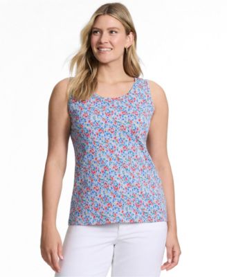 Clear blue small poppy floral