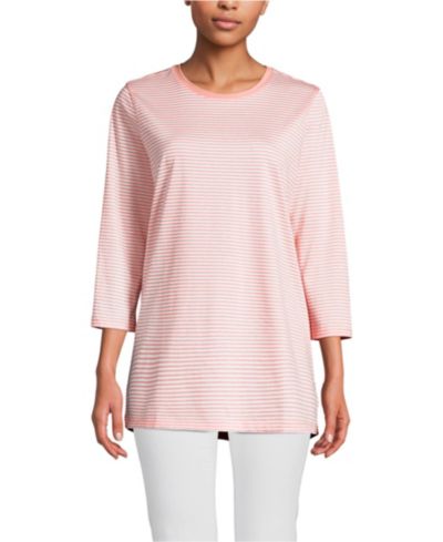 Sunset pink micro stripe