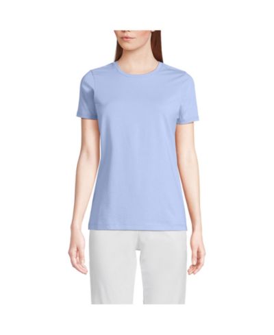 Lands' End Women's Tall Supima Cotton Crew Neck T-Shirt
