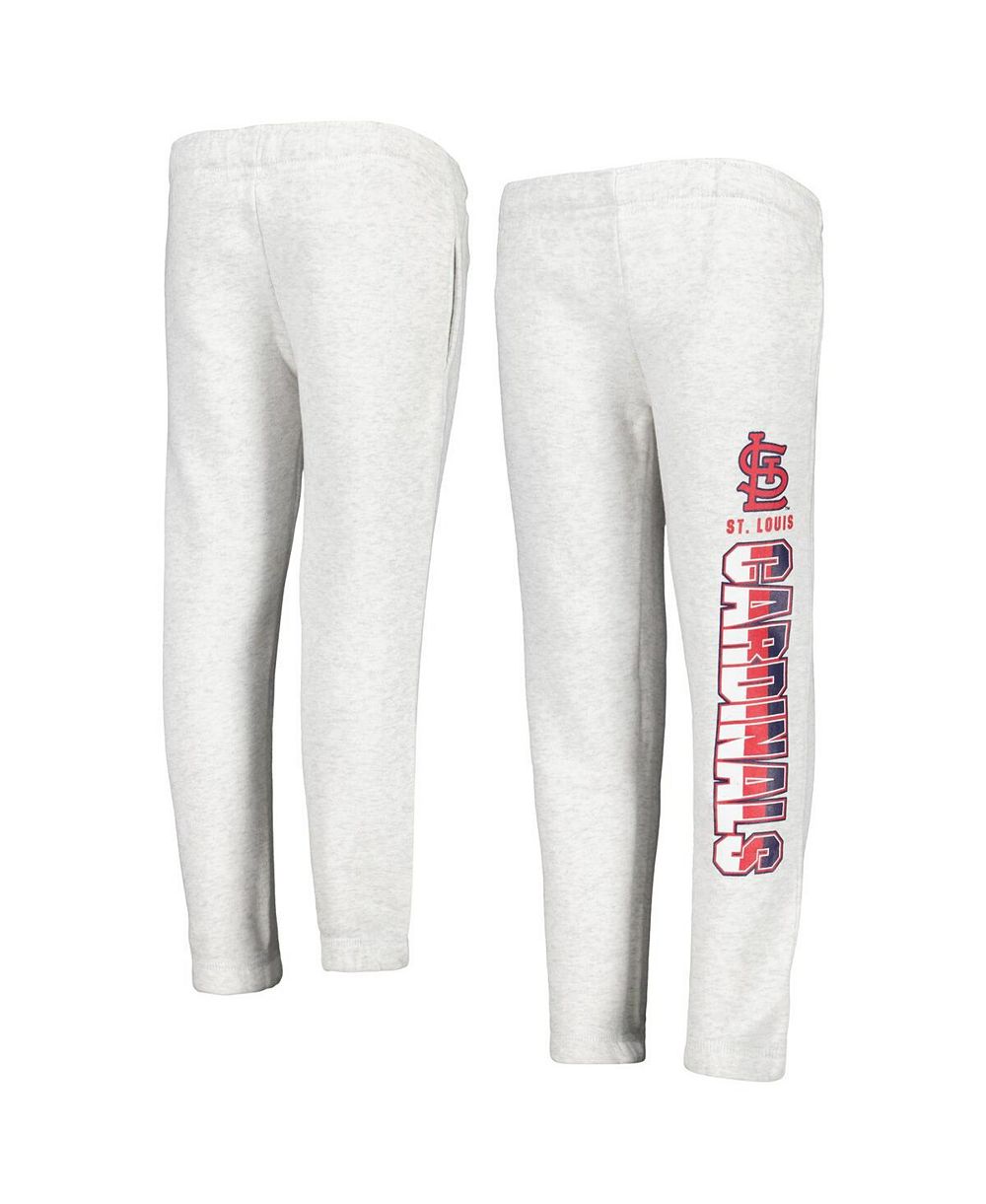 Флисовые брюки Outerstuff Ash St. Louis Cardinals для мальчиков и девочек