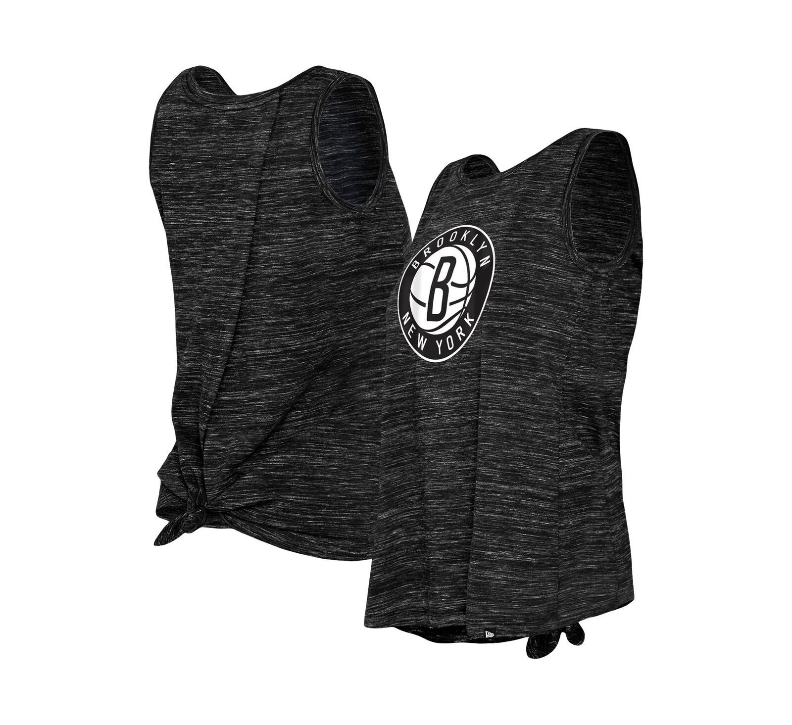Женский спортивный топ New Era Brooklyn Nets, черный