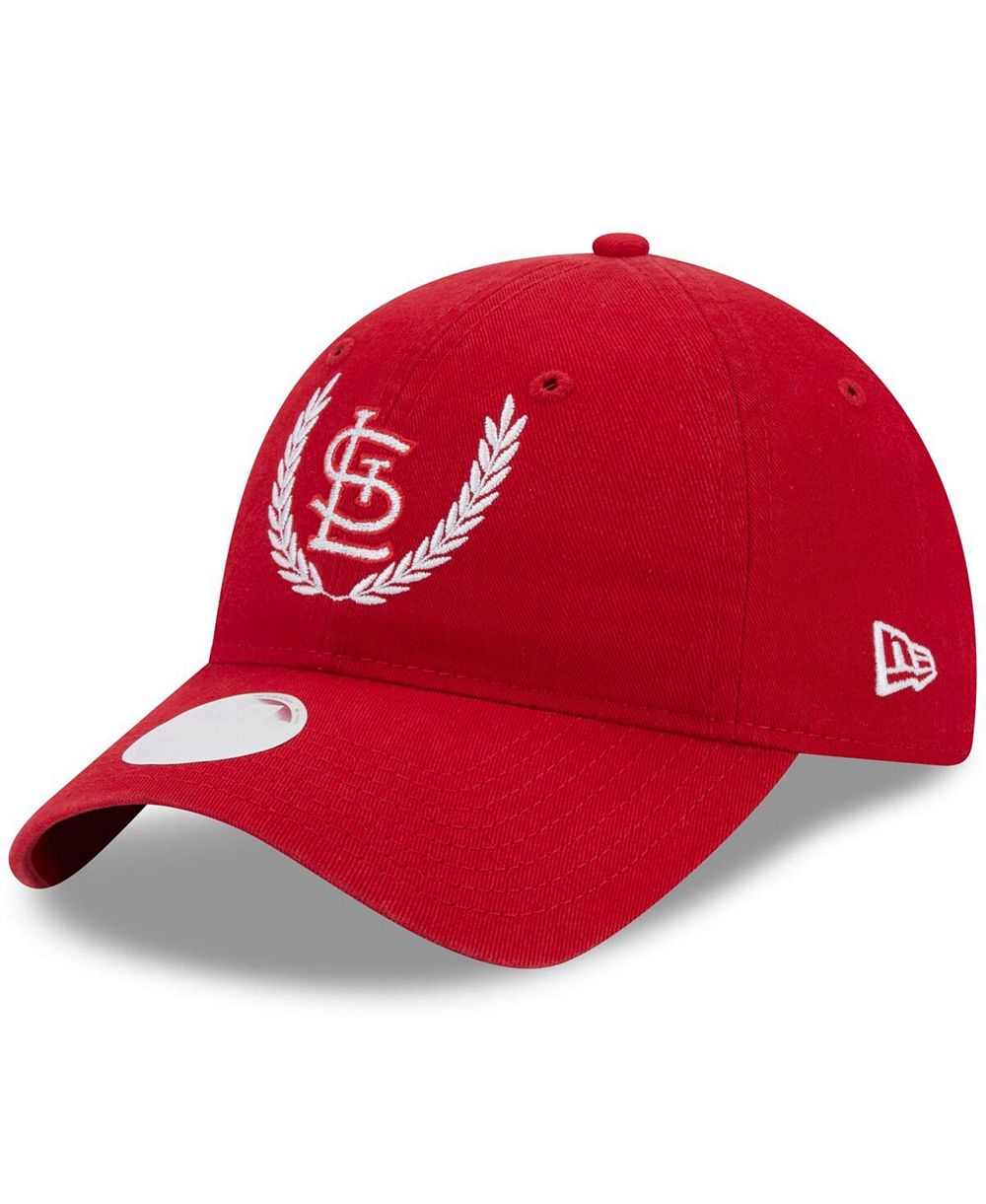 Женская кепка New Era St. Louis Cardinals Leaves 9TWENTY, красная