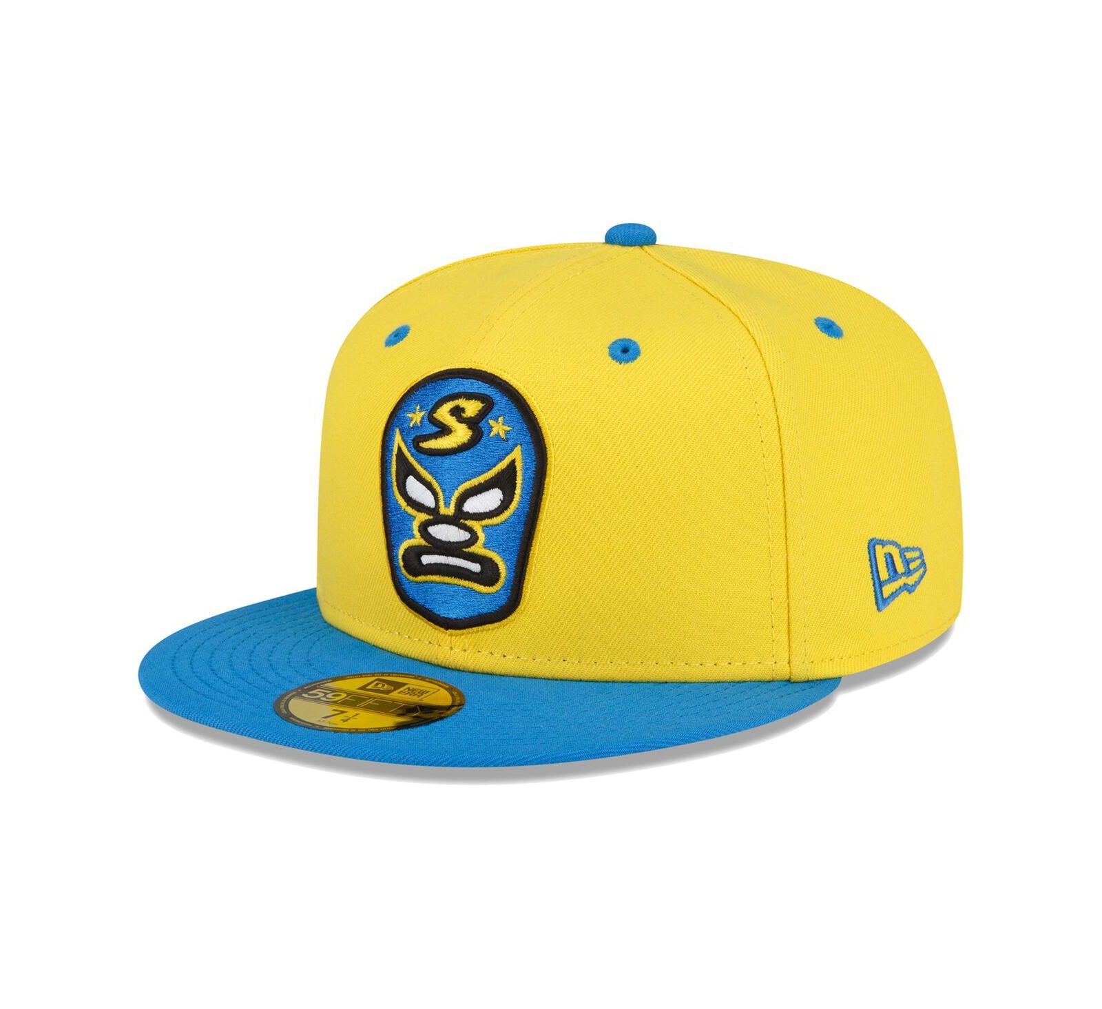 Мужская кепка New Era Yellow Sacramento River Cats Copa De La Diversion 59FIFTY Fitted