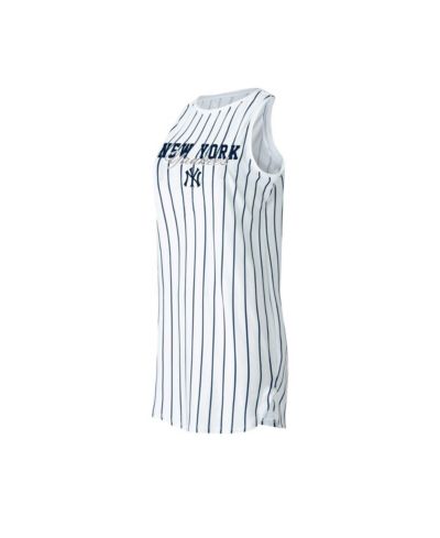 Concepts Sport Женская трикотажная ночная рубашка с коротким рукавом и полоской New York Yankees
