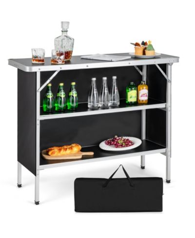 Folding Camping Table Aluminum Portable Picnic Table