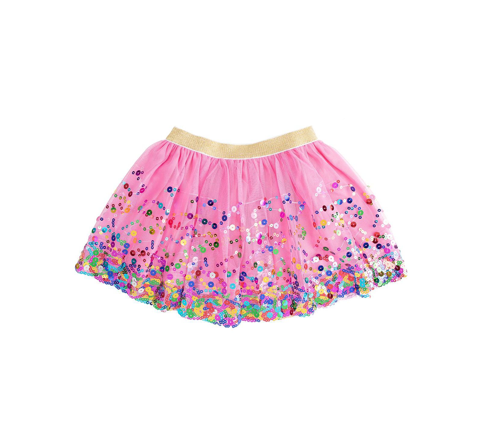 Sweet Wink Baby Girls Baby Raspberry Confetti Tutu Skirt