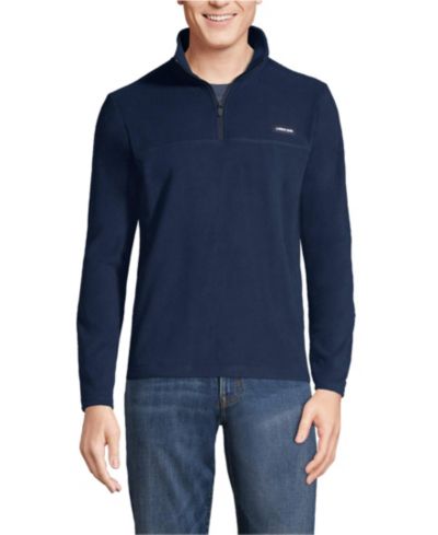 Lands' End Мужской флисовый джемпер на молнии Anyweather