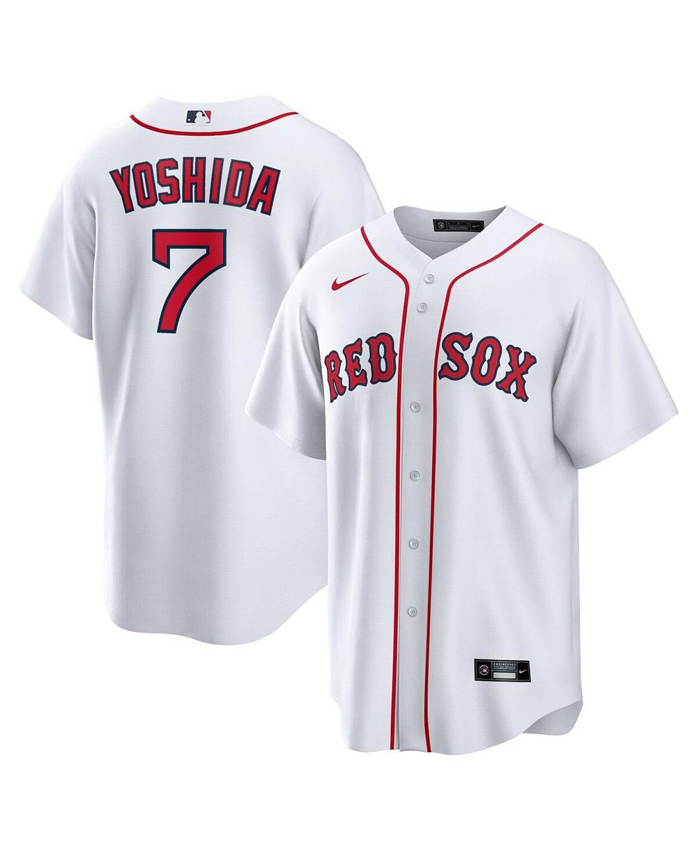 Мужская джерси Nike Masataka Yoshida White Boston Red Sox Official Replica