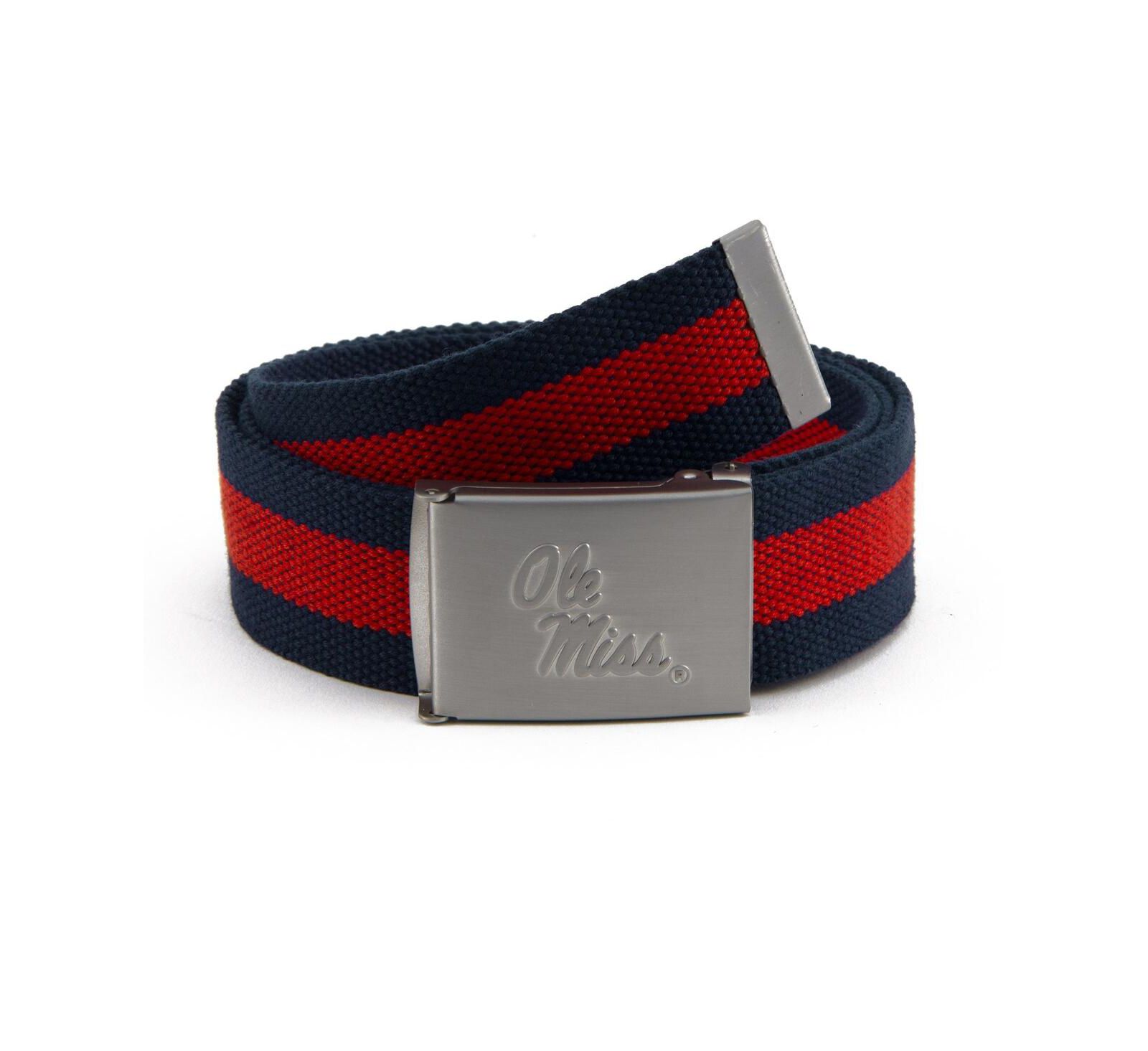 Men's Ole Miss Rebels Fabric Belt