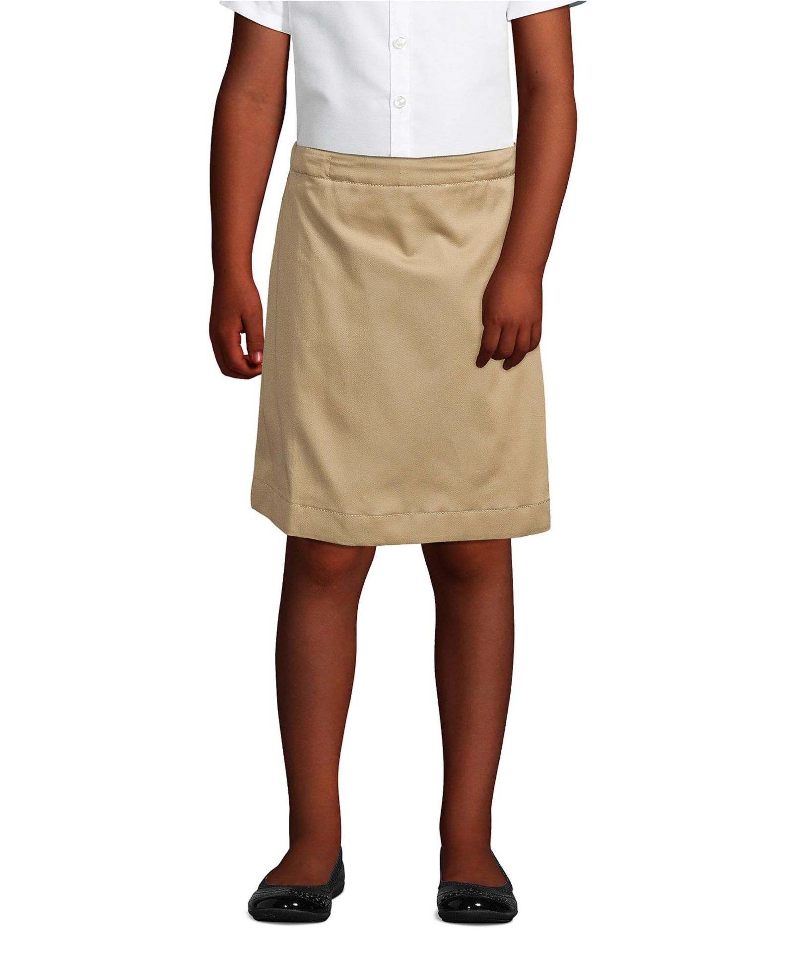 Lands' End Детский School Uniform Blend Chino Skort Top of Knee