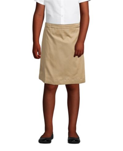 Lands' End Детский School Uniform Blend Chino Skort Top of Knee