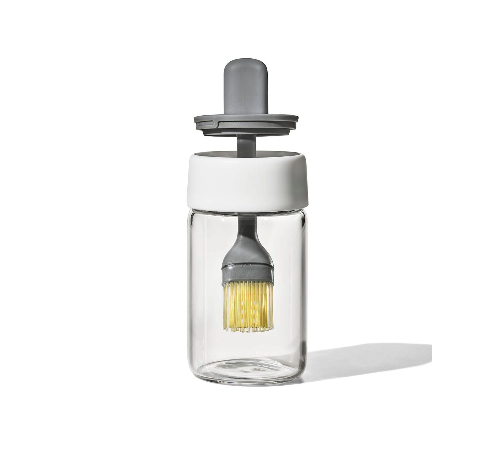 OXO Good Grips Glass Oil Bottle and Silicone Brush