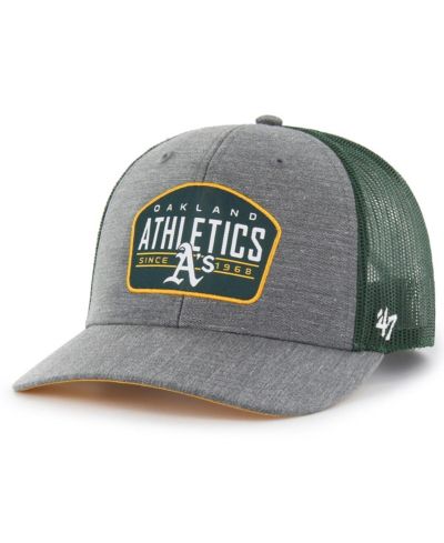 '47 Brand Мужская кепка trucker snapback Oakland Athletics Charcoal Slate