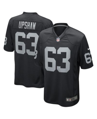 Nike Мужская джерси Gene Upshaw Black Las Vegas Raiders Game Retired Player
