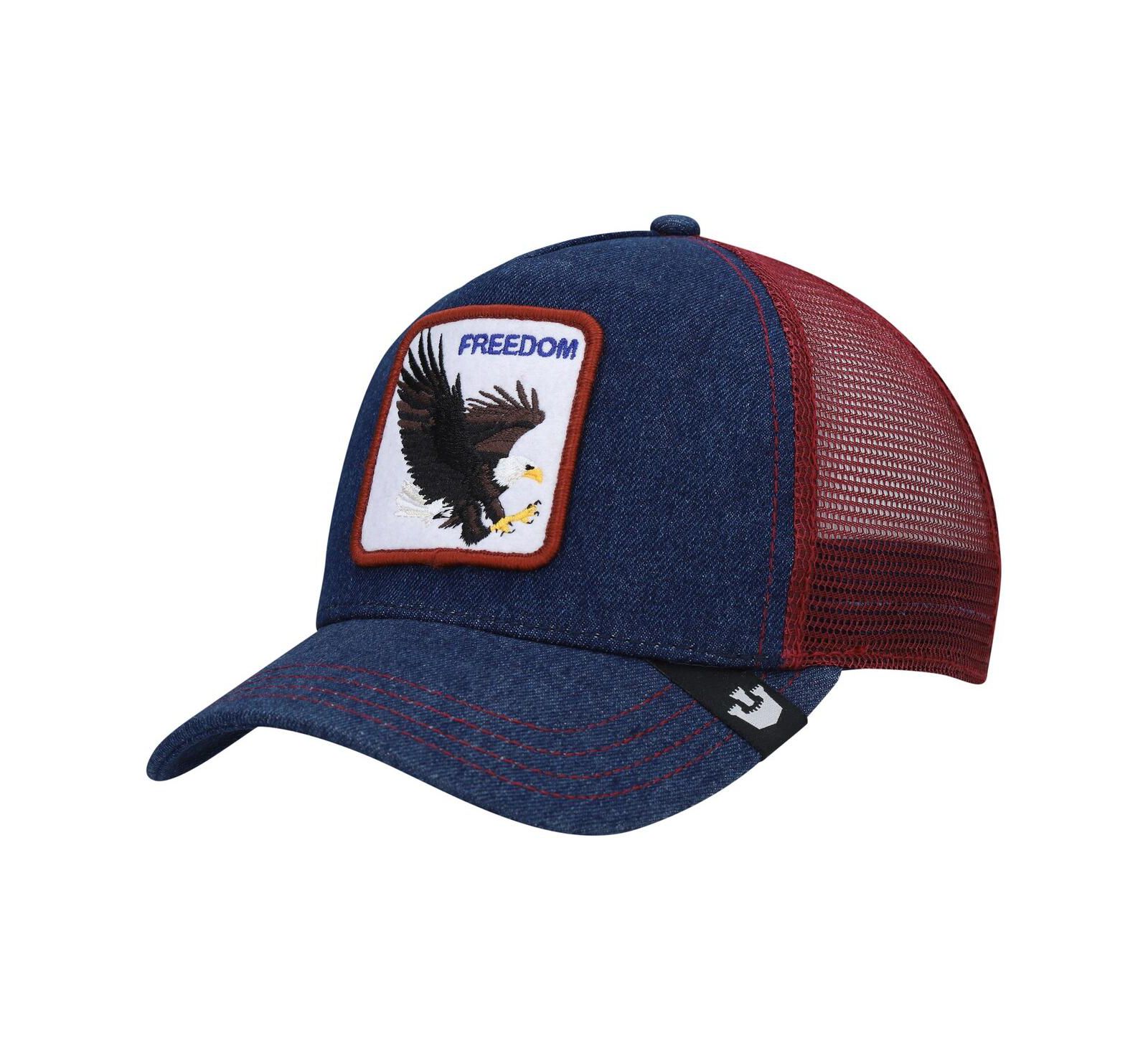 Goorin Bros. Мужская кепка Trucker The Freedom Eagle, темно-синяя/бордовая