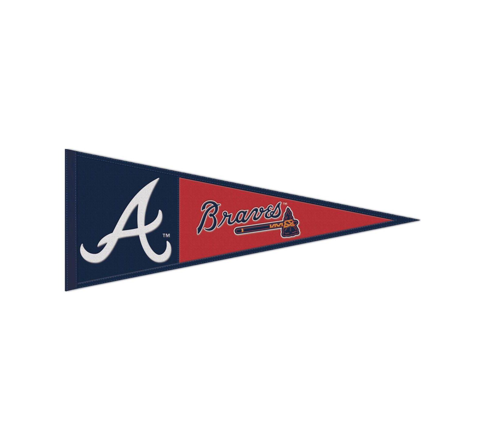 Wincraft Atlanta Braves 13" x 32" Wool Primary Logo Pennant