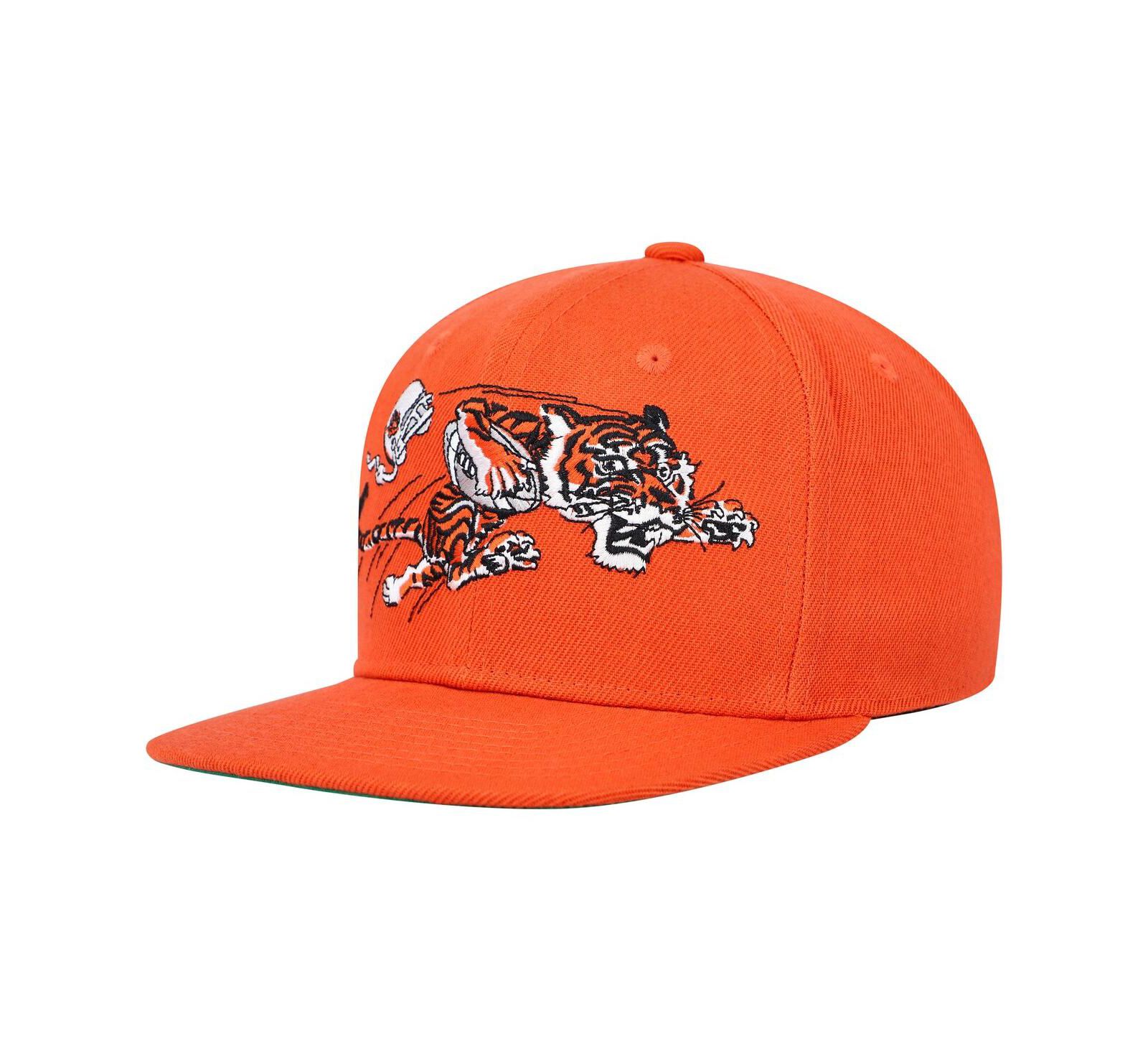 Кепка Mitchell & Ness Cincinnati Bengals Gridiron Classics для мальчиков и девочек оранжевого цвета