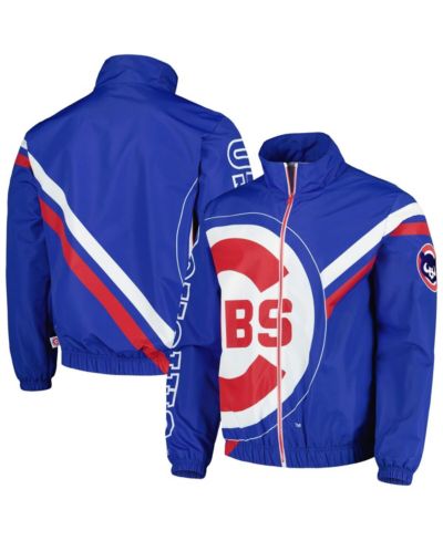 Мужская куртка Mitchell & Ness Chicago Cubs Exploded Logo Warm Up Full-Zip