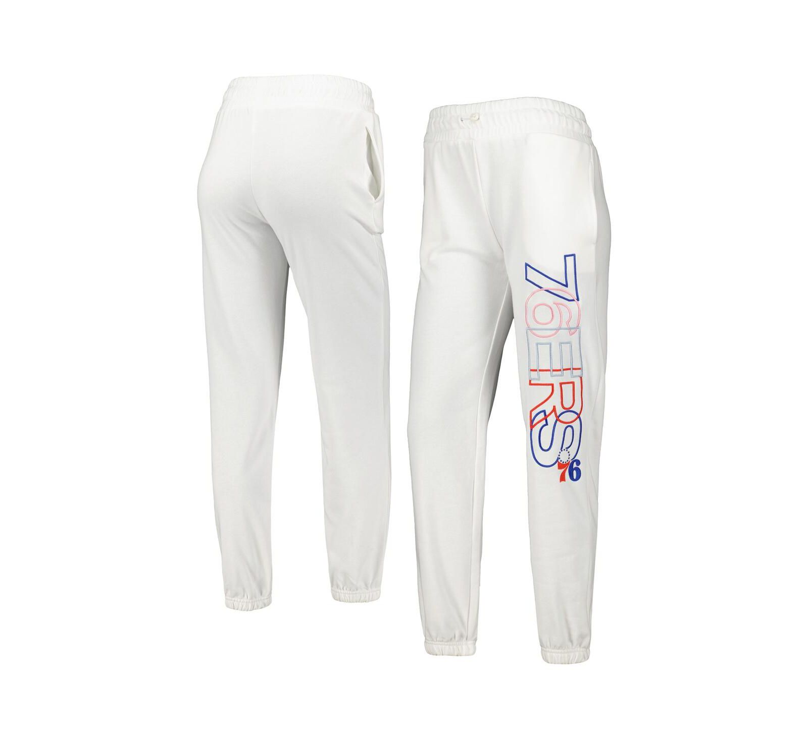 Женские спортивные брюки Concepts Sport White Philadelphia 76ers Sunray