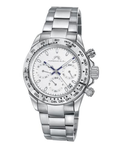 Женские наручные часы Porsamo Bleu Alexis Multifunction Silver Tone Stainless Steel 37 mm