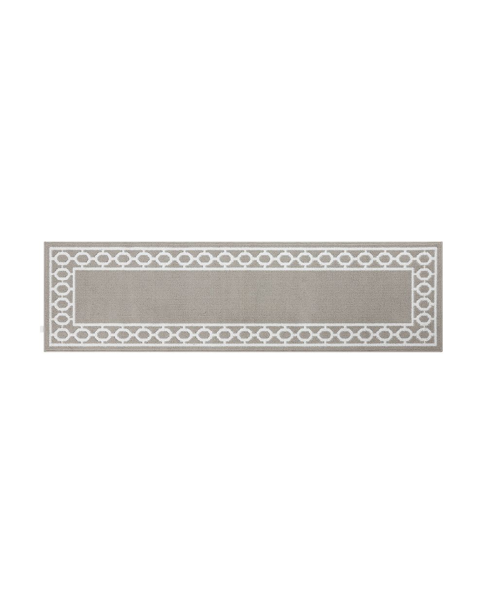 Jean Pierre Christine Trellis Border Tufted Runner Rug, 26" x 72"