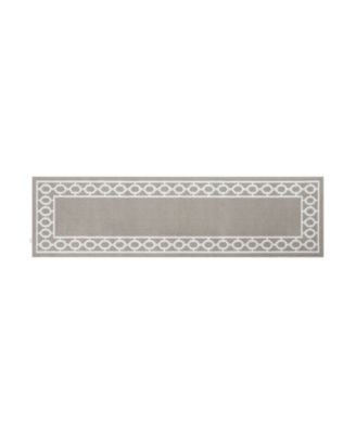 Jean Pierre Christine Trellis Border прорезиненный коврик-раннер, 26" x 96"