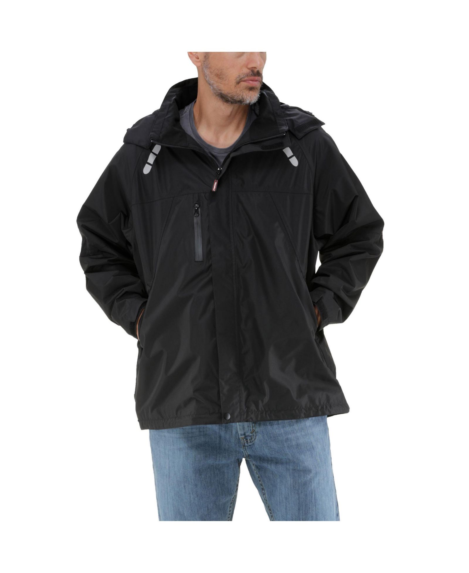 RefrigiWear Men's Lightweight Rainwear Jacket