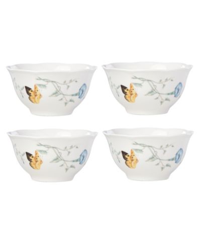 Lenox Butterfly Meadow Rice Bowls, Set of 4