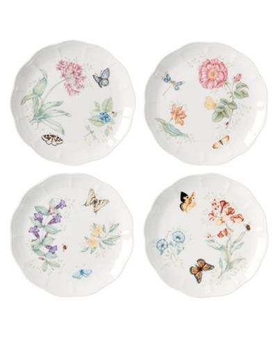 Lenox Butterfly Meadow Dinner Plates, Set of 4