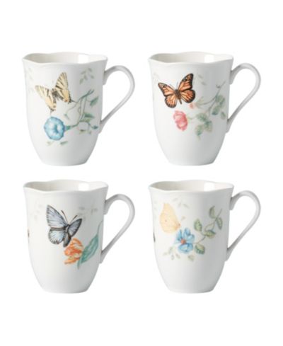 Набор кружек Lenox Butterfly Meadow, 4 шт.