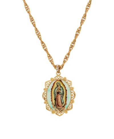 Ожерелье 2028 Enamel Our Lady of Guadalupe