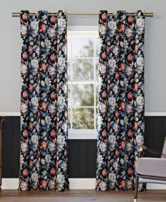 Штора Sun Zero Irma Vintage Like Floral Blackout Grommet Curtain Panel