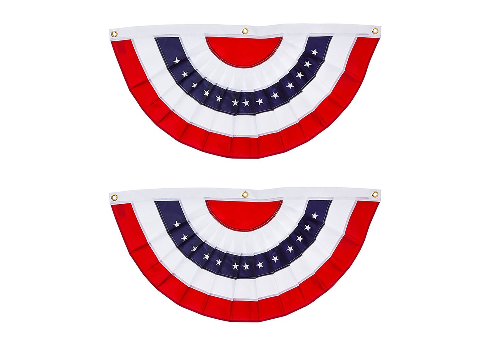Декоративный флаг Evergreen Patriotic Bunting, Medium- 58 x 27 Inches