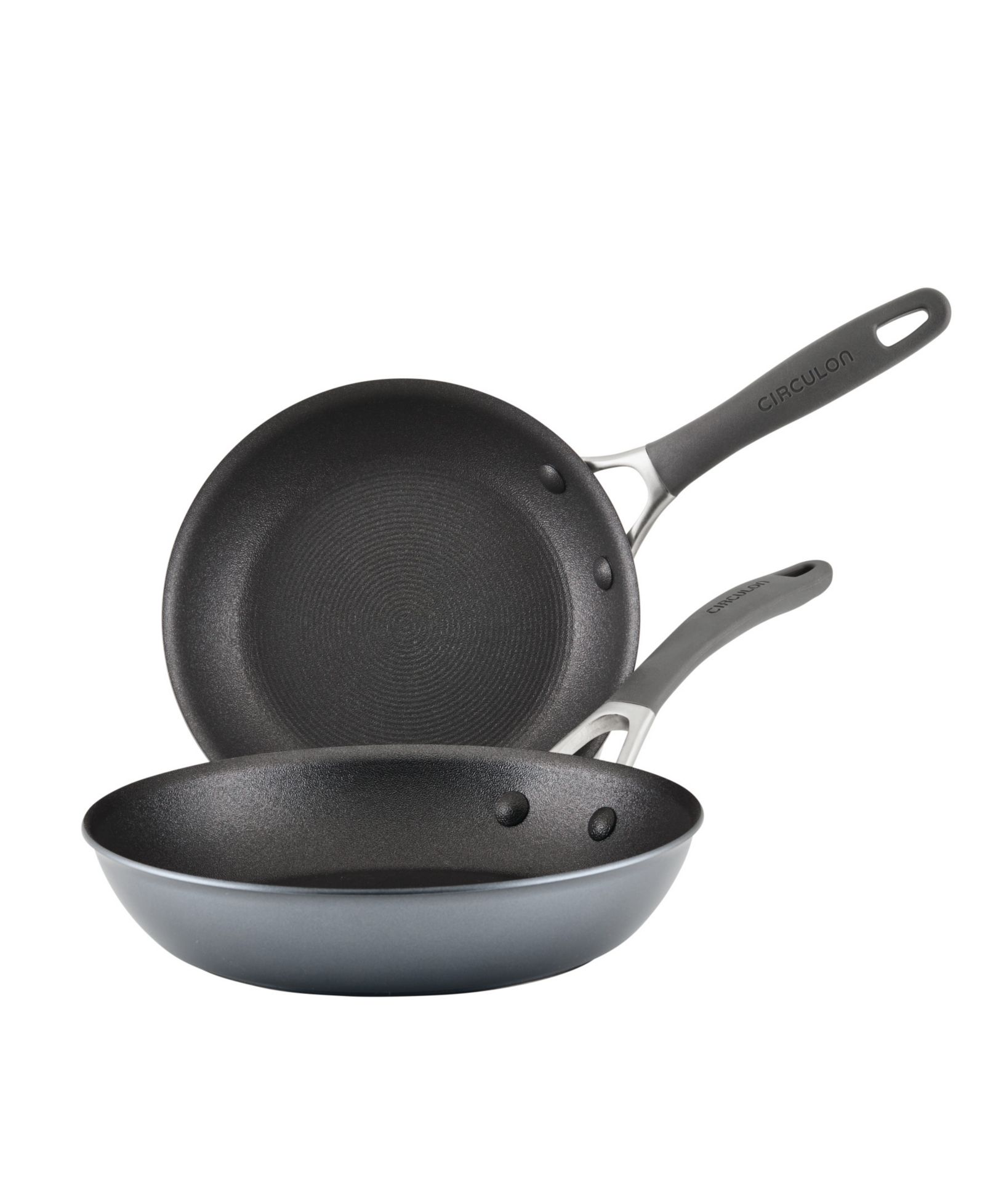 Circulon A1 Series with ScratchDefense Aluminum 2pc Nonstick 8.5" & 10" FryPan Set
