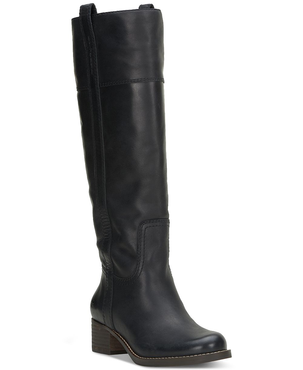 Lucky Brand Women's Hybiscus Knee High Wide Calf Riding Boots