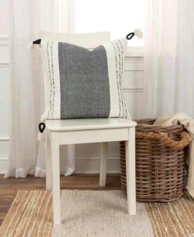 Rizzy Home Декоративная подушка в полоску, 20" X 20"