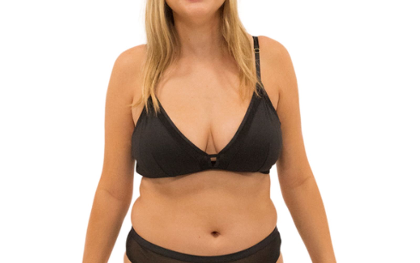 Naked Rebellion Plus Size Nude Shade Wireless Comfort Full Coverage Bralette