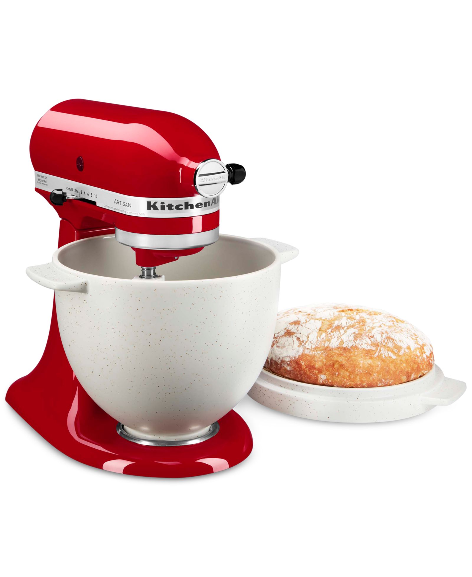 KitchenAid Ceramic Bread Bowl with Baking Lid  KSM2CB5BGS