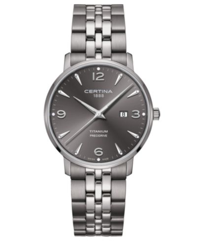 Certina Часы Certina Unisex Swiss DS Caimano Titanium Bracelet 39mm