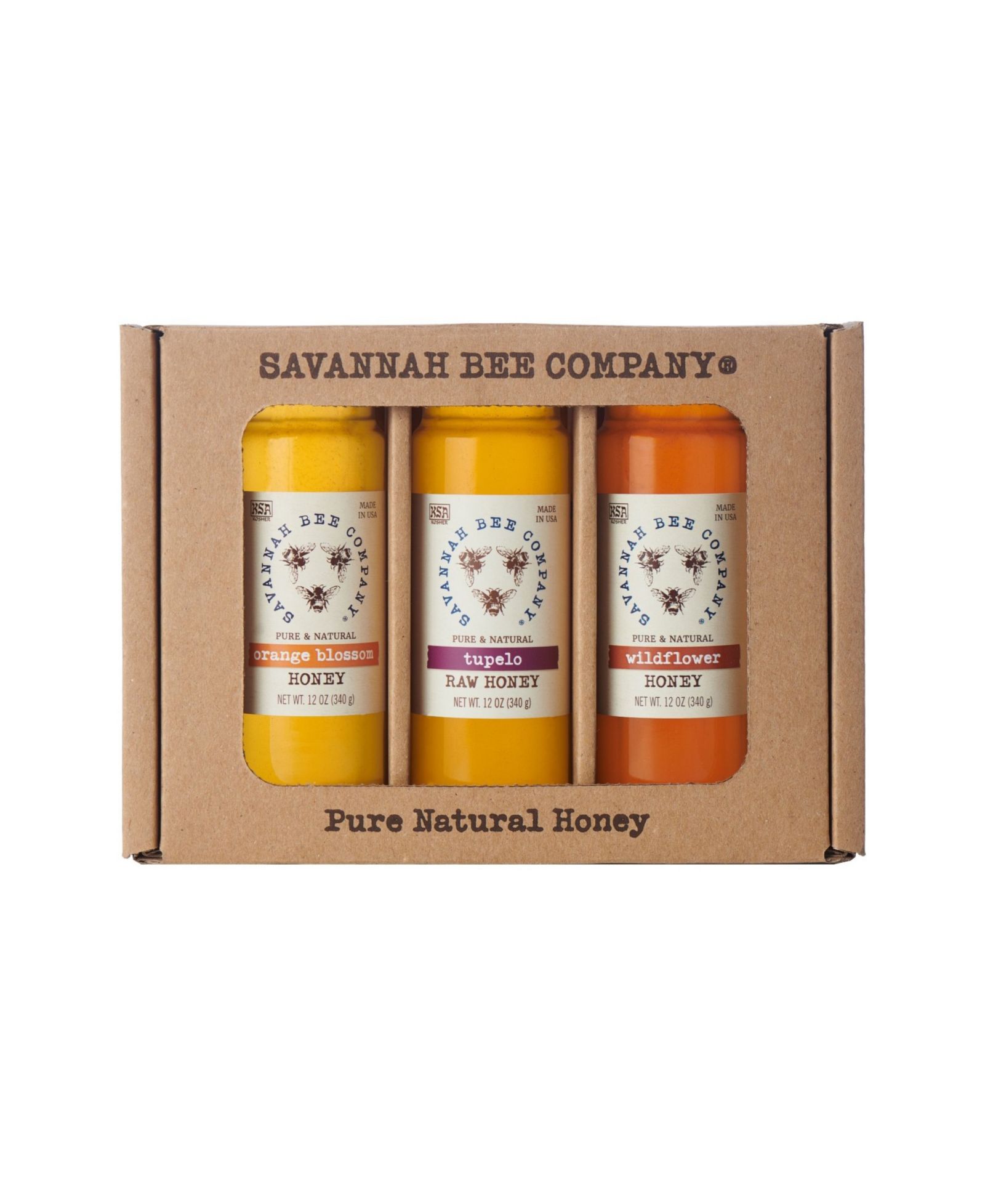 Savannah Bee Company Southern Honey Подарочный набор меда, 12 Oz
