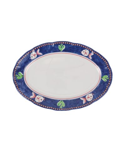 Vietri Melamine Campagna Pesce Oval Platter