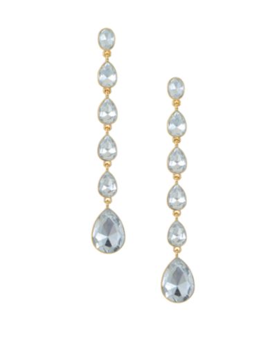 Серьги ETTIKA 18K Gold Plated Zinc Teardrop Linear