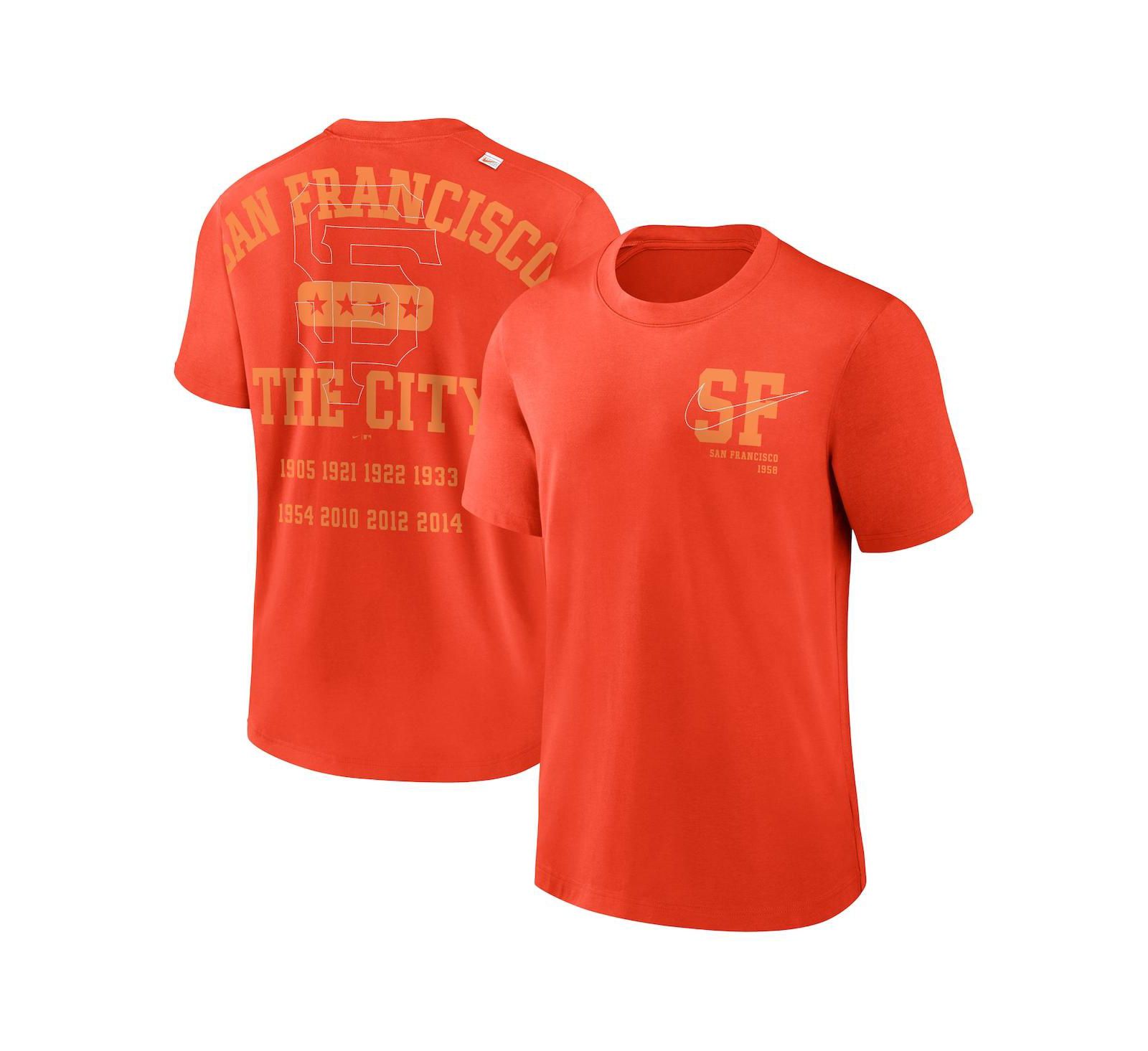 Men's Nike Orange San Francisco Giants Statement Game Over T-shirt